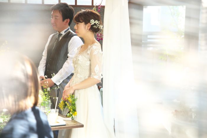 古民家レストランでヴィーガン料理のあたたかなウェディングパーティ-vegan wedding at antique japanese-style house –